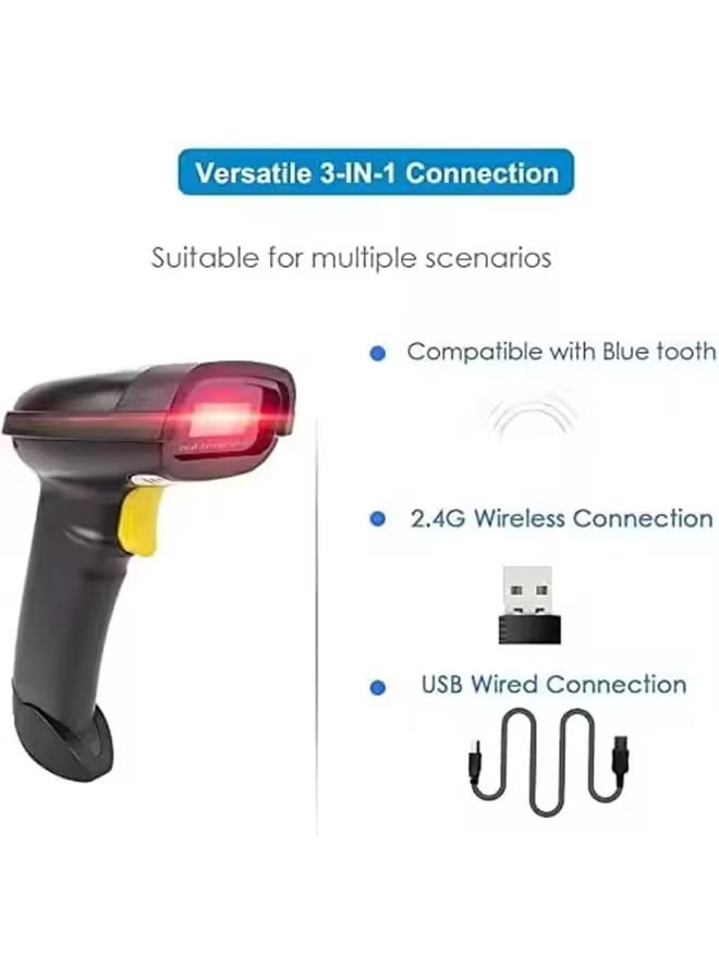Netum Wireless 2D QR NT-1228BL Barcode Scanner Bluetooth Bar Code Reader 2D Scanner For Mobile Payment - Image 4